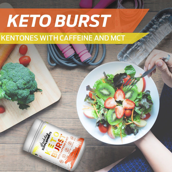 Keto Burst - BHB Kentones With Caffeine And MCT - Orange Mango
