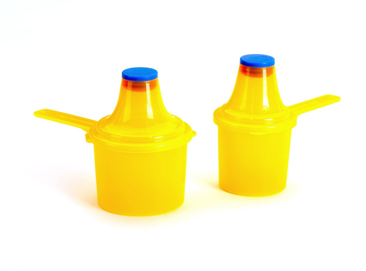 The Scoopie - 2 Pack (Double Pack)- 60 cc/mL 90 cc/mL - Gym Protein Container and Dispenser The Scoopie - (2 Pack) Protein Scoopie 60CC/90CC