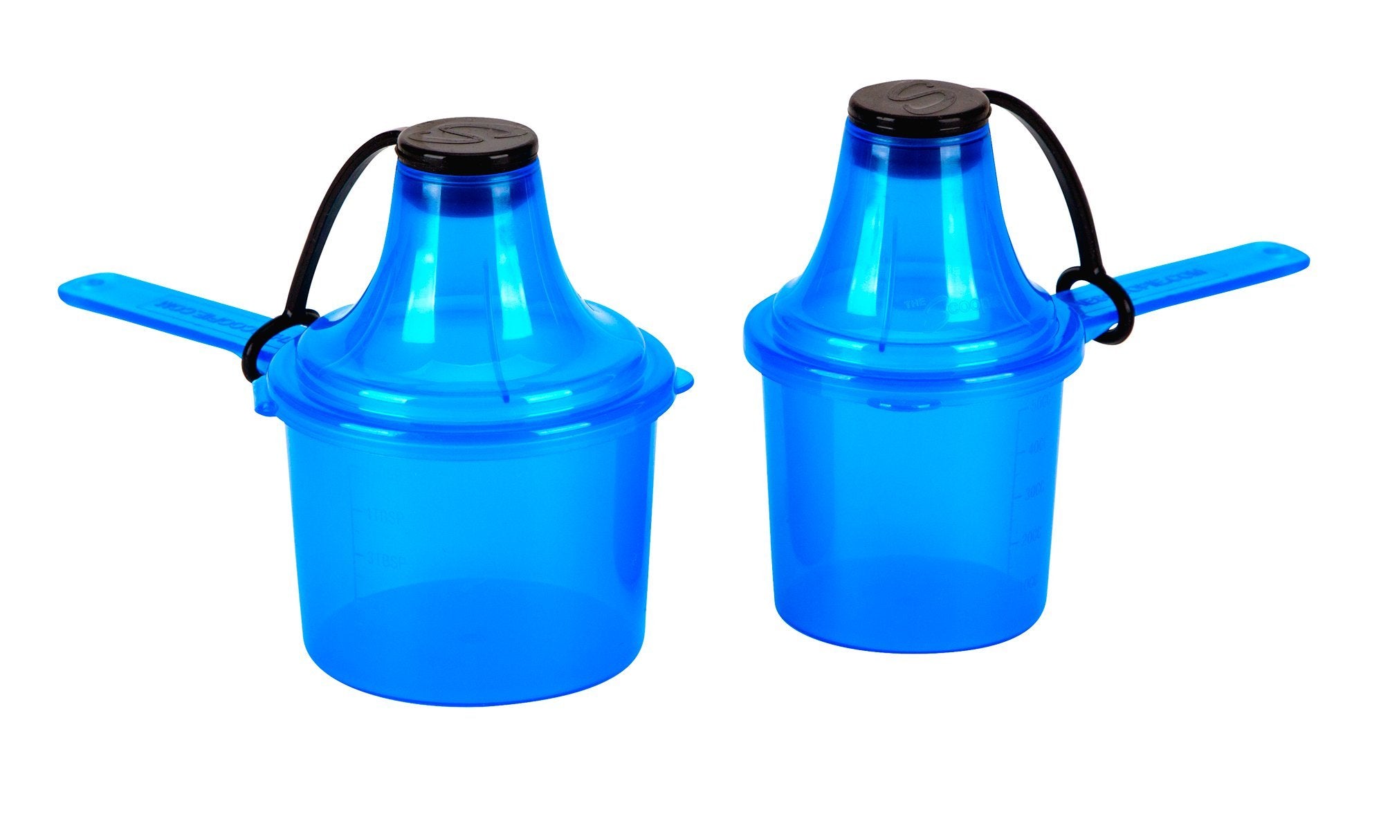 The Scoopie - 2 Pack (Double Pack)- 60 cc/mL 90 cc/mL - Gym Protein Container and Dispenser The Scoopie - The Scoopie Post Workout Dispenser - 2 Pack - 60ml/90ml