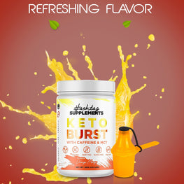 Keto Burst - BHB Kentones With Caffeine And MCT - Orange Mango